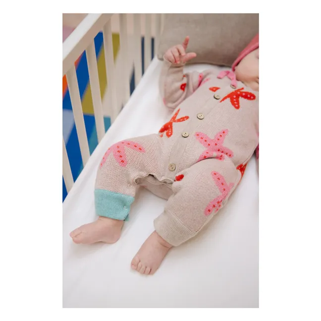 Starfish Dance jumpsuit Organic cotton | Beige