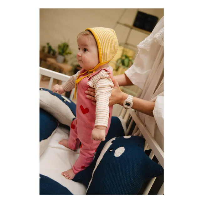 Lovely organic cotton overalls | Pink