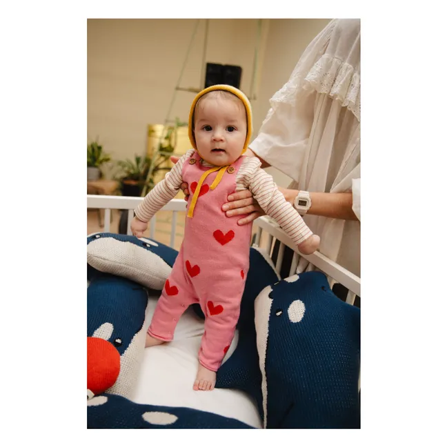 Lovely organic cotton overalls | Pink