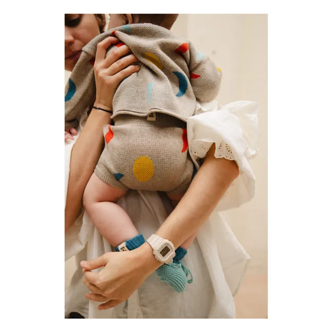 Bloomer Moon Phases Organic Cotton | Heather beige