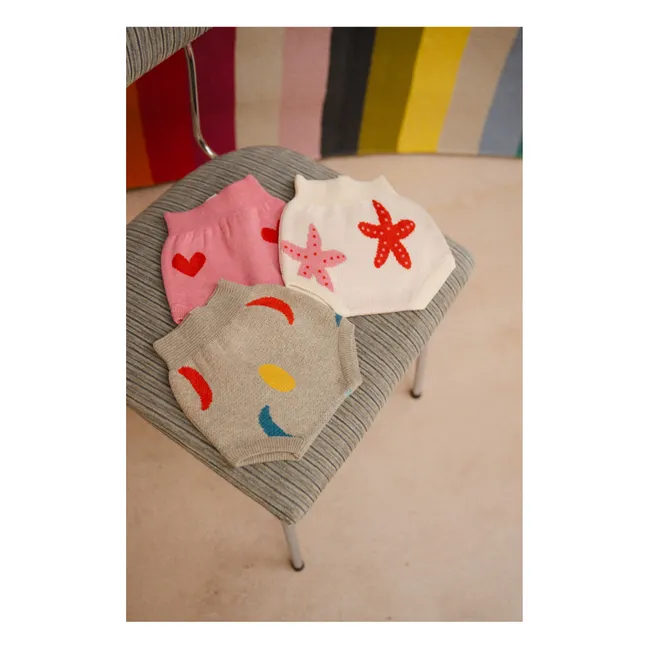 Bloomer in cotone organico Starfish Dance | Ecru