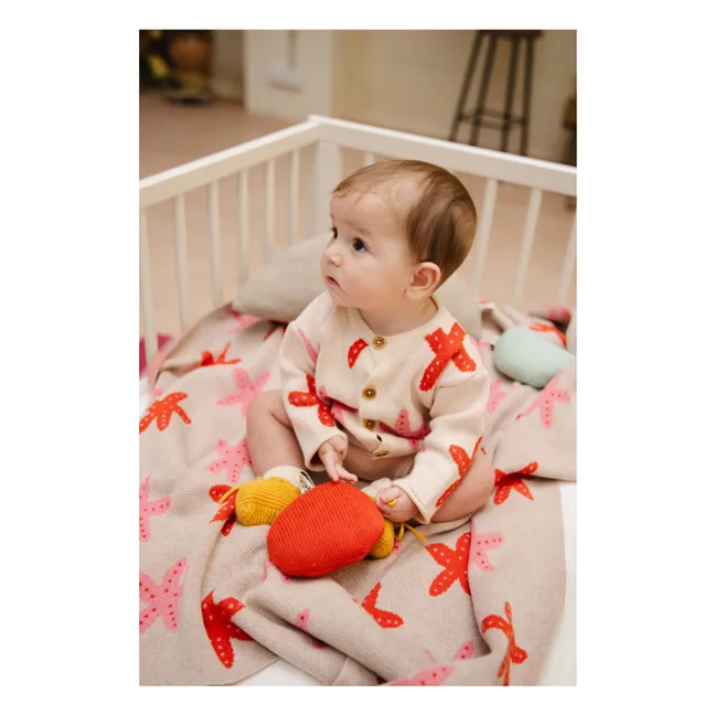 Cardigan Starfish Dance Coton Bio | Ecru