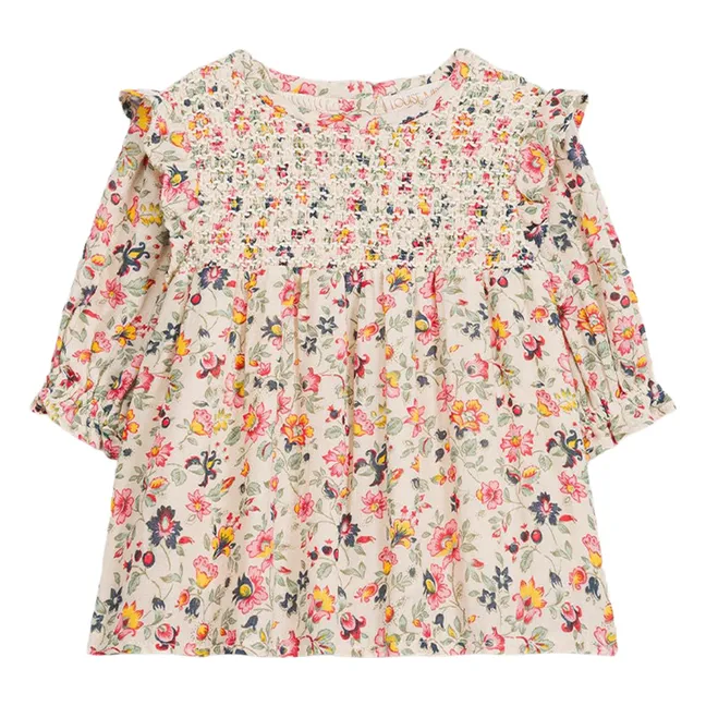 Robe Saralou Coton Bio | Crème