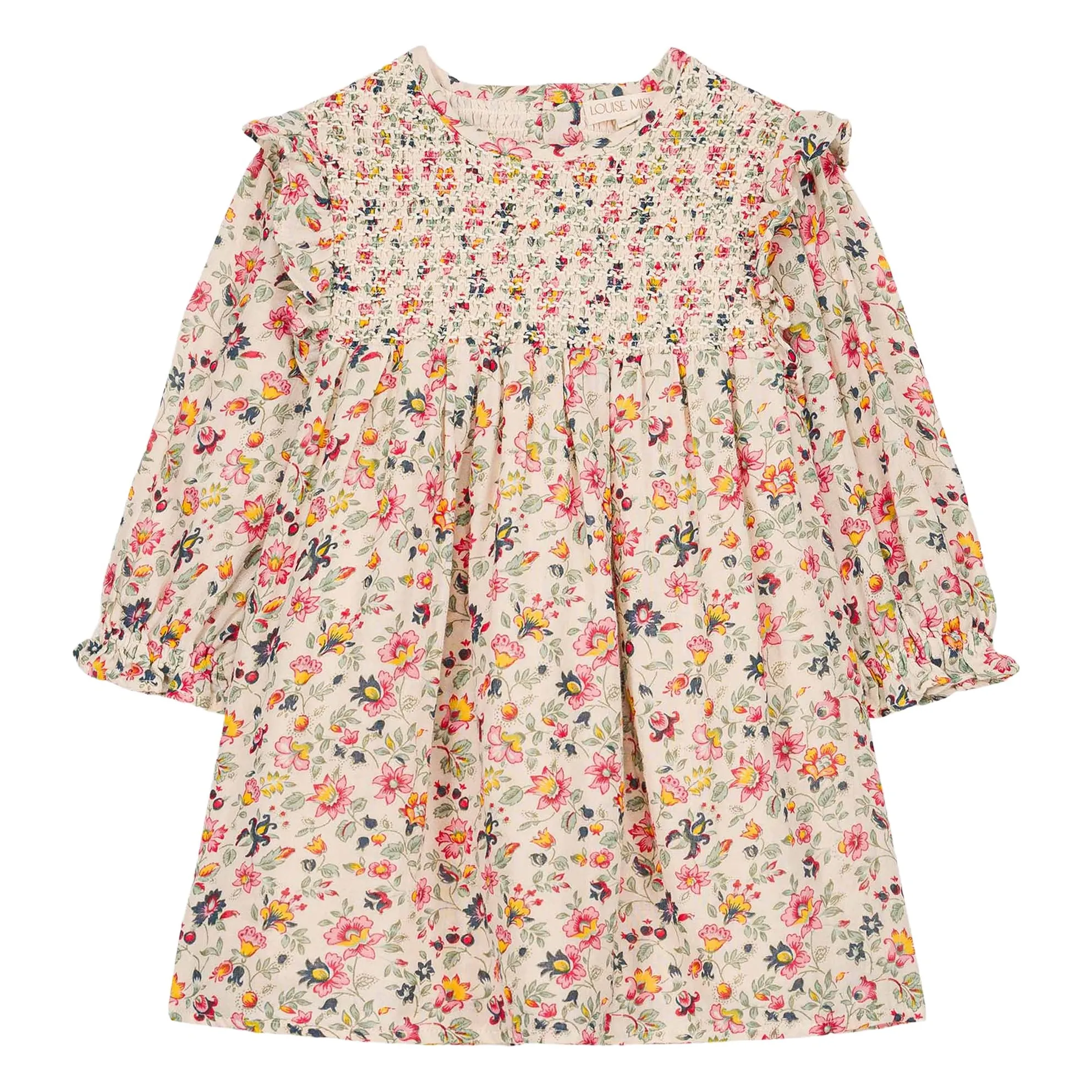 Louise Misha Cream Organic Cotton Saralou Dress