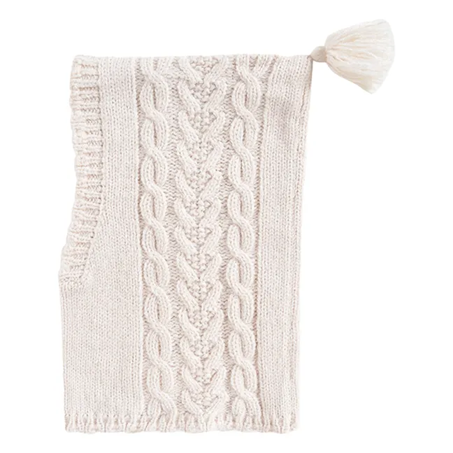 Aliouki Wool balaclava | Cream