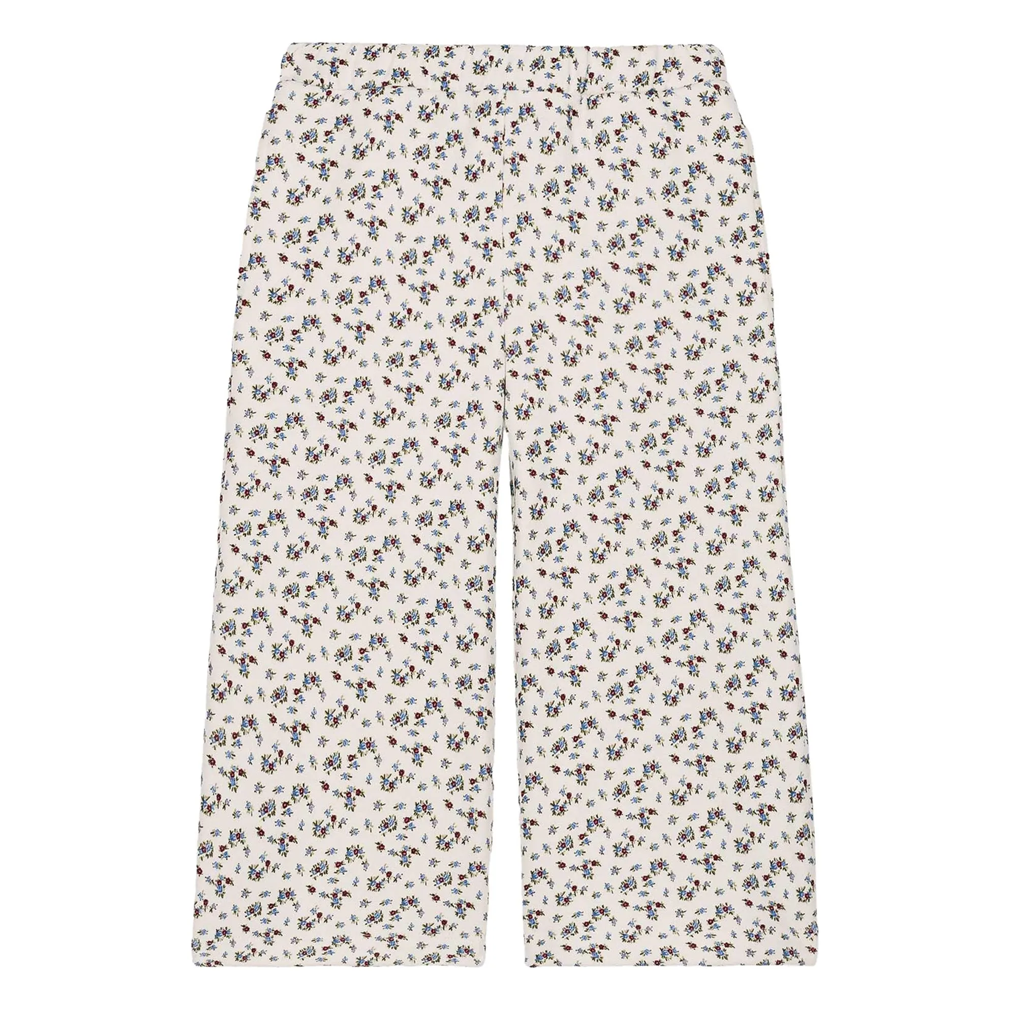 Louise Misha Cream Ysalia Organic Cotton Flower Trousers