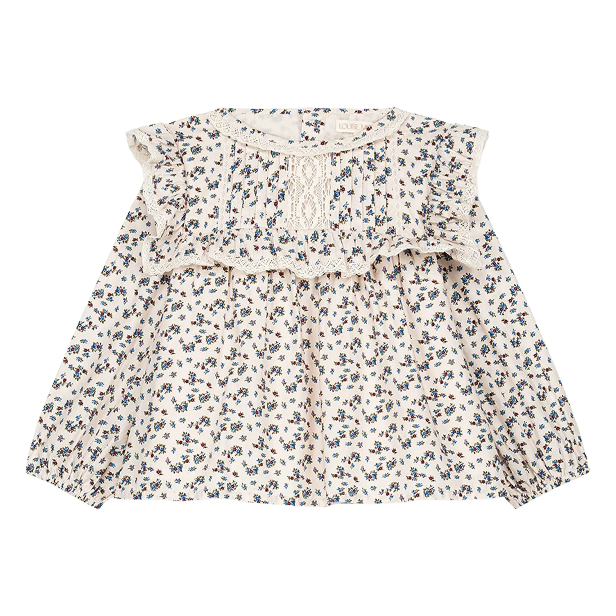 Louise Misha Cream Kerien Organic Cotton Blouse
