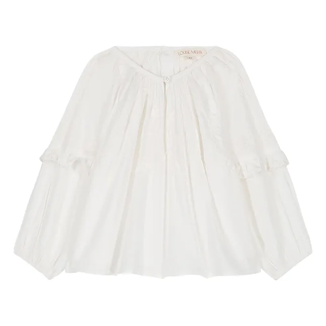 Blouse Irisa Coton Bio | Blanc