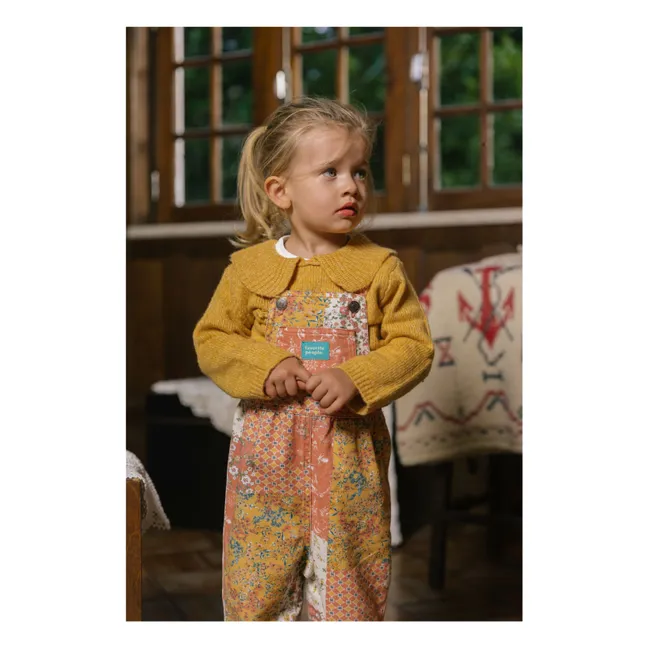 Salopette Romaria Mini | Rose pêche