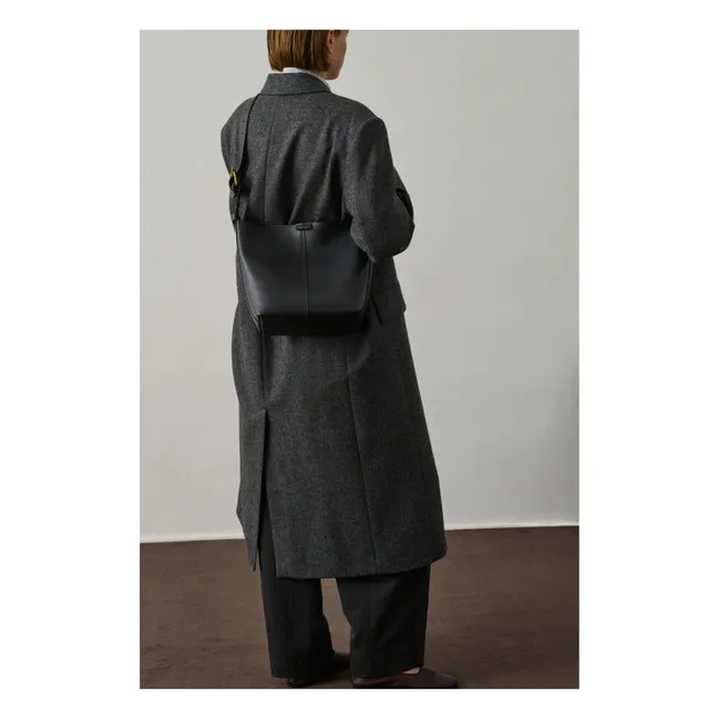 Tasche Saudade Mini Cuir Bicolore | Stahl