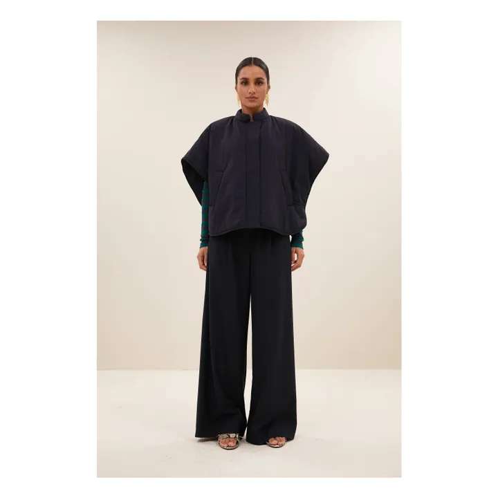 Oscar Short Sleeve Jacket | Navy blue- Product image n°1