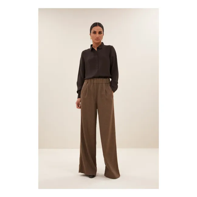 Pantalones Benji Tweed | Marrón