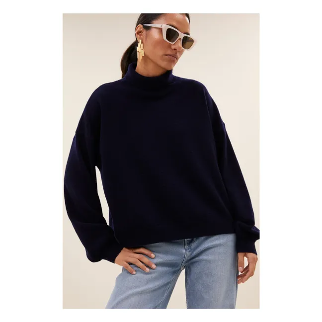 Pull Samm Laine Mérinos | Bleu nuit