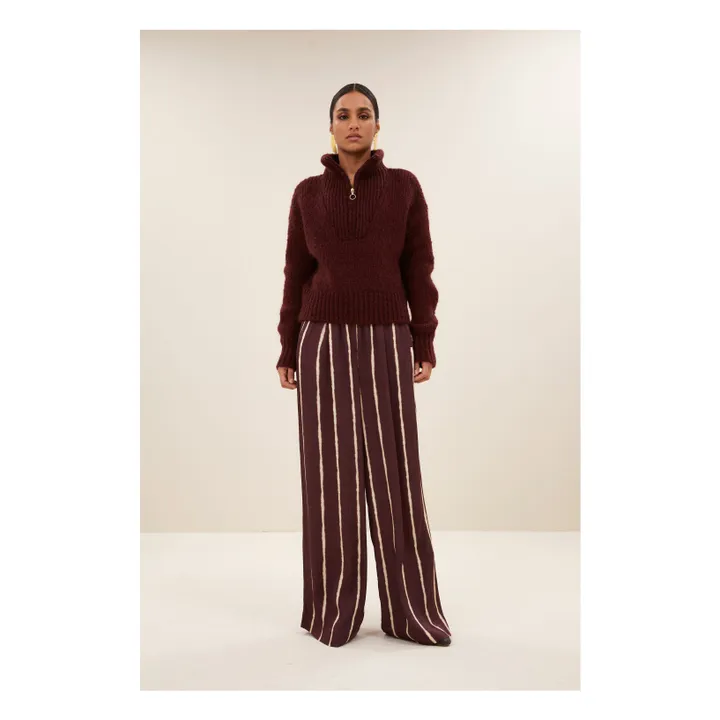 Pull Boxy Beau | Bordeaux- Image produit n°1