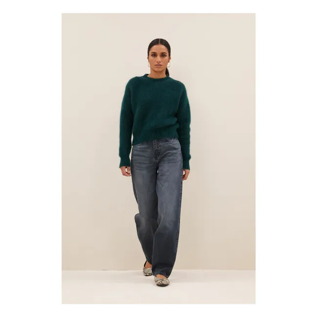 Jersey Sonny Mohair | Verde Oscuro