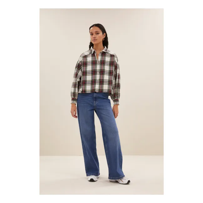 Blusa Sarah Carreaux | Blanco