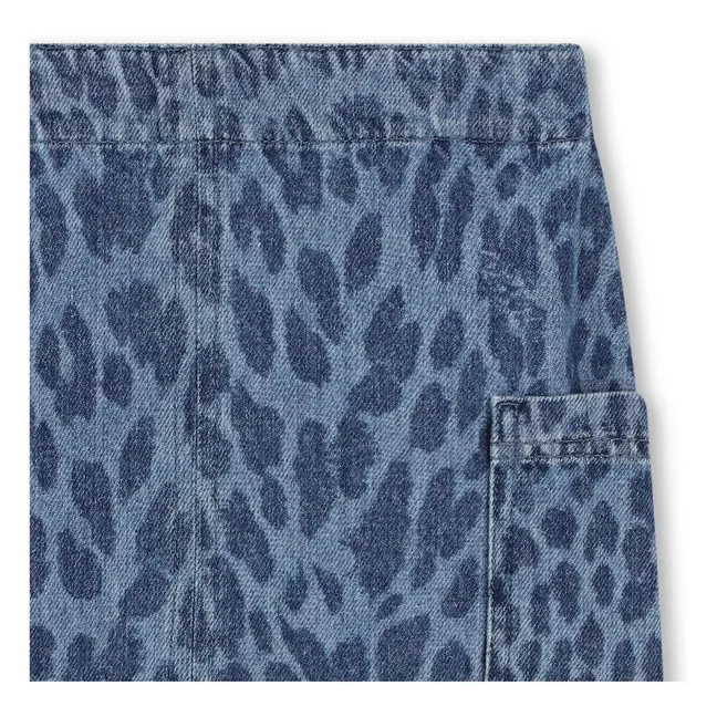 Jupe Jean Léopard | Denim