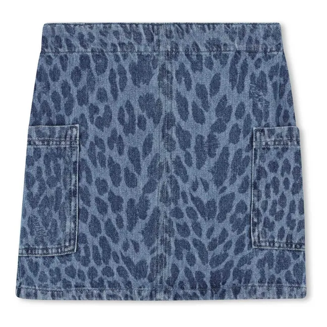Jeansrock Leopard | Denim