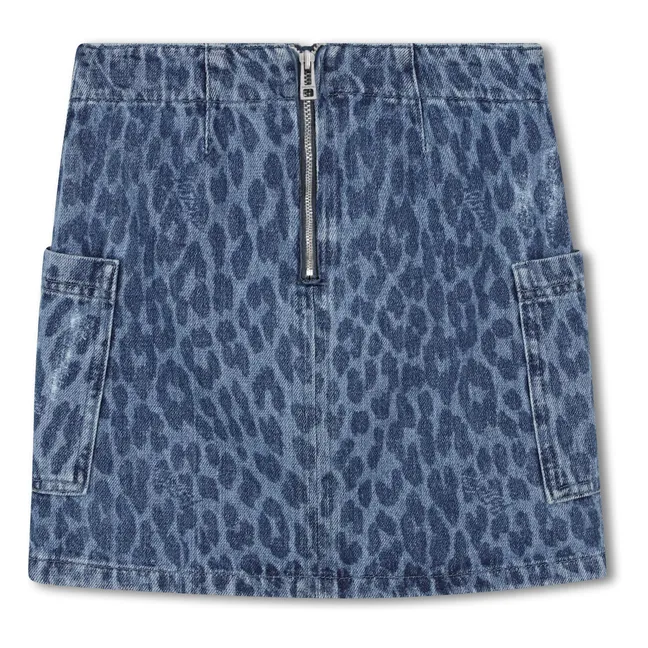 Jeansrock Leopard | Denim