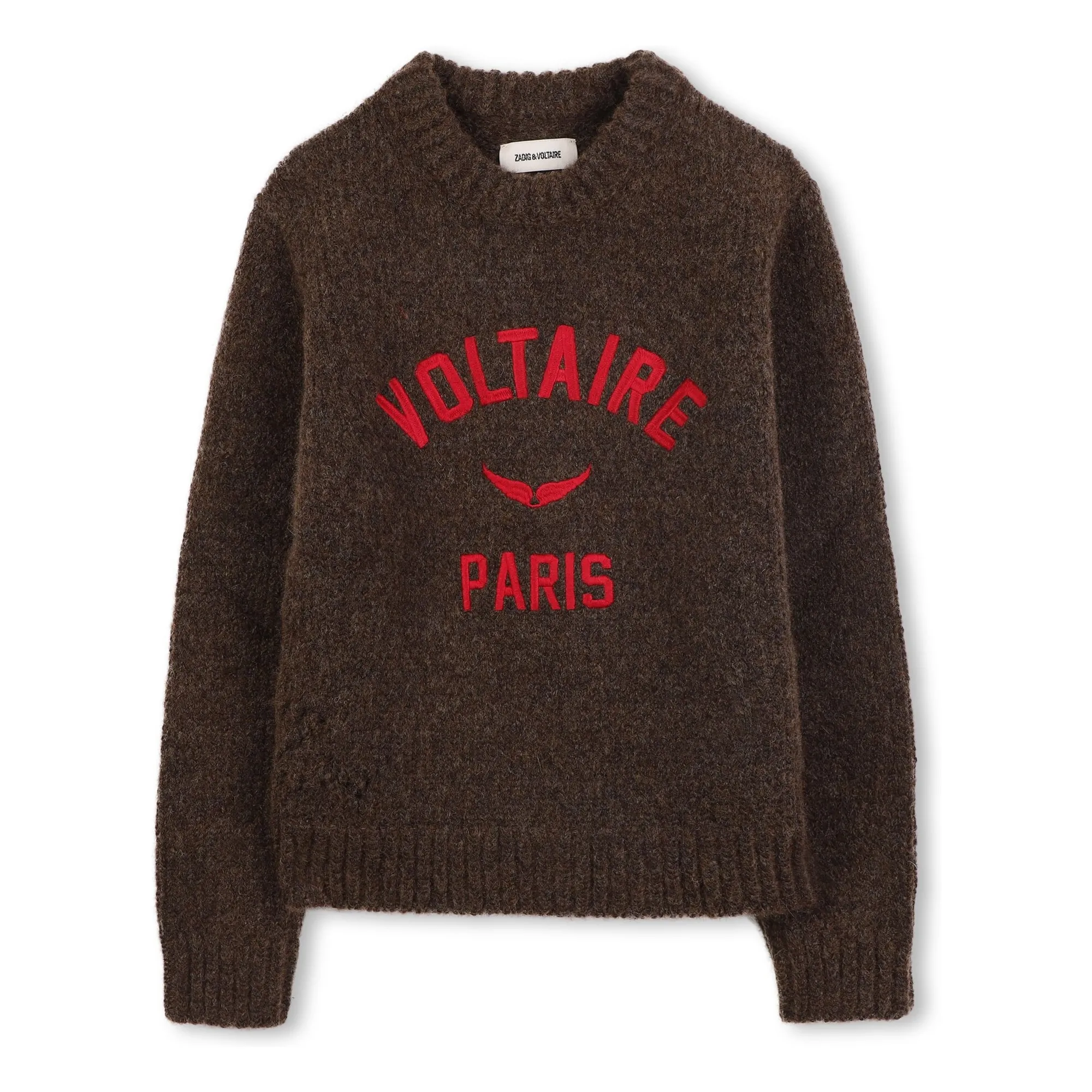 Zadig & Voltaire Brown Voltaire Paris Wool Sweater