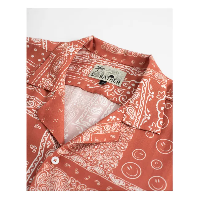 Bandana shirt | Terracotta