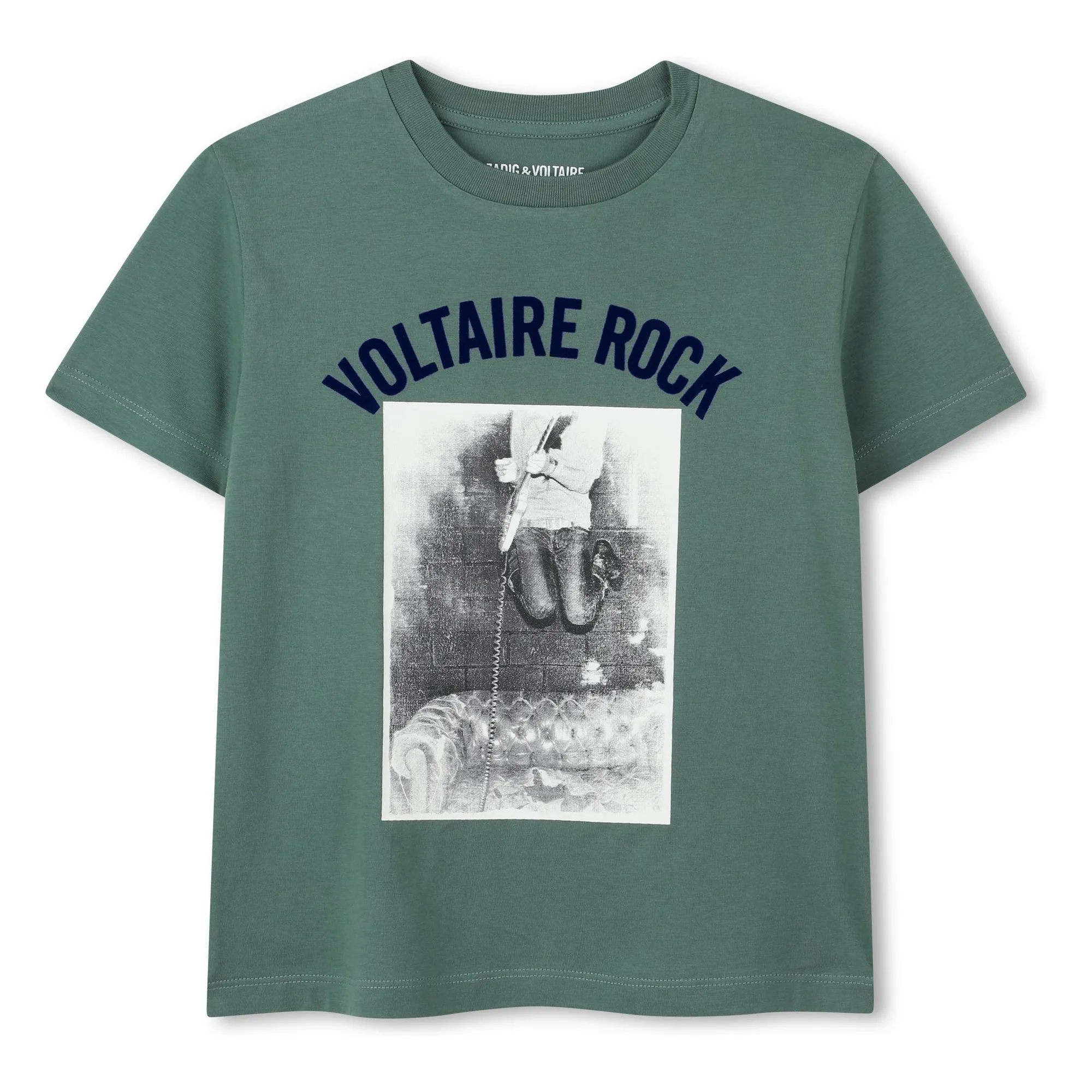 Zadig & Voltaire Green Voltaire Rock Organic Cotton T-Shirt