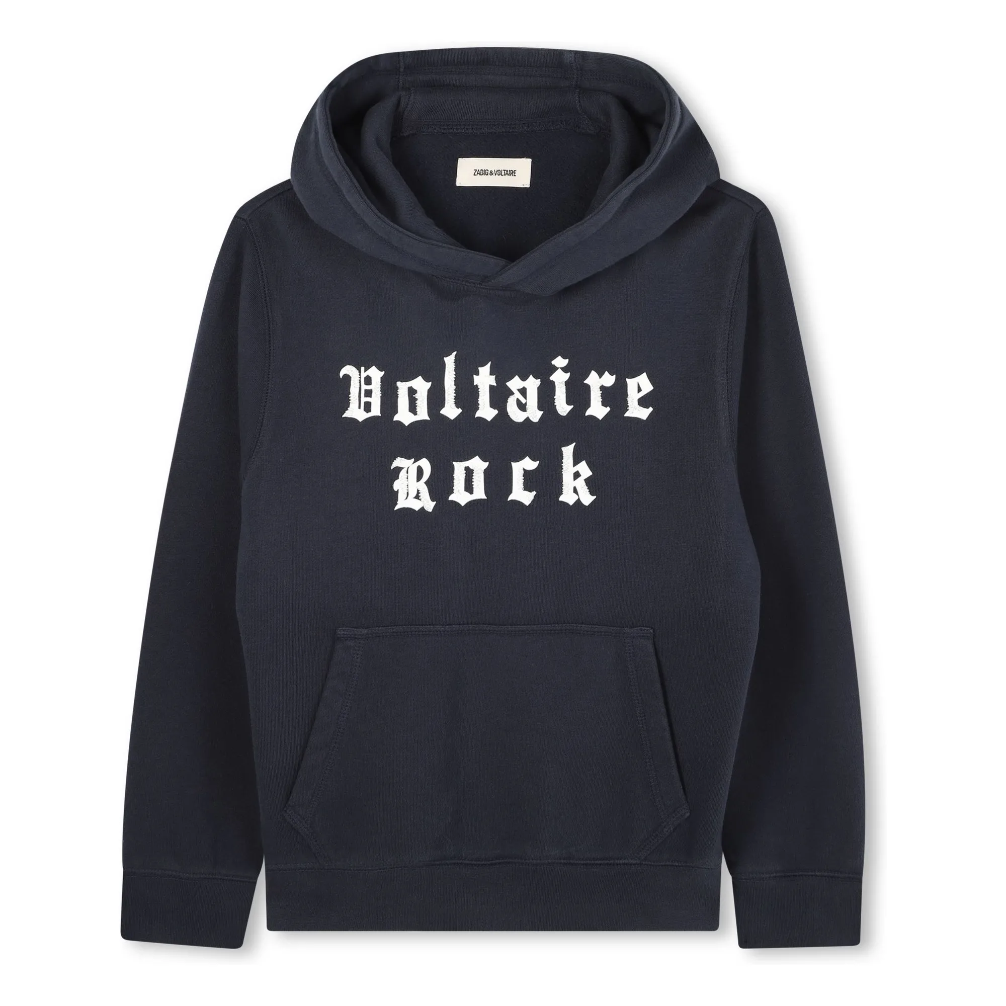 Zadig & Voltaire Navy Blue Sweat Voltaire Rock Organic Cotton