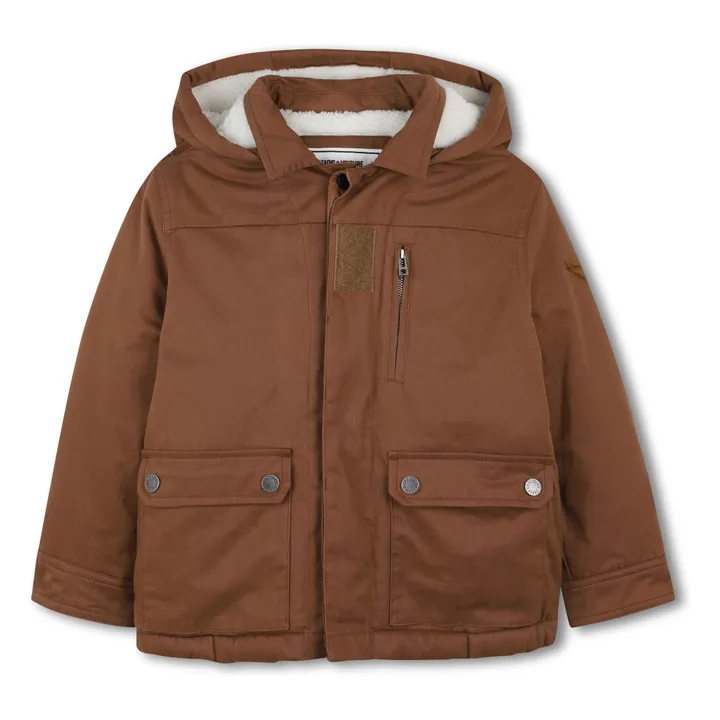 Parka à Capuche | Marron- Image produit n°3