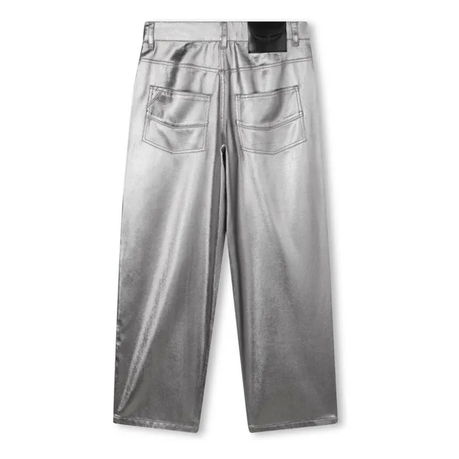 Pantalon Métallisé | Argenté