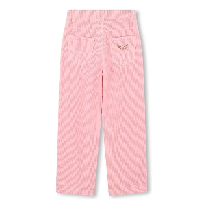 Pantalon Velours | Rose- Image produit n°2