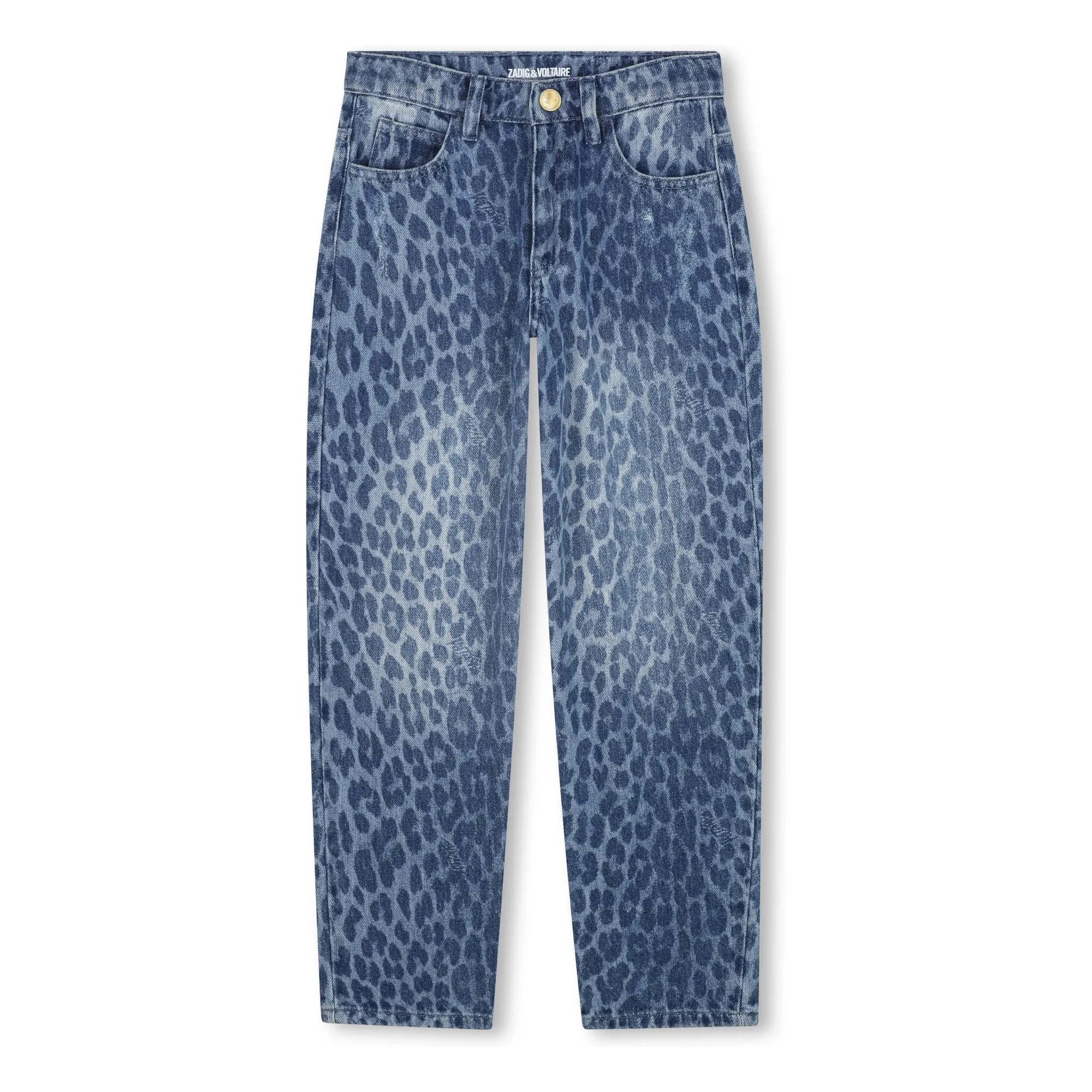Zadig & Voltaire Denim Jean Léopard