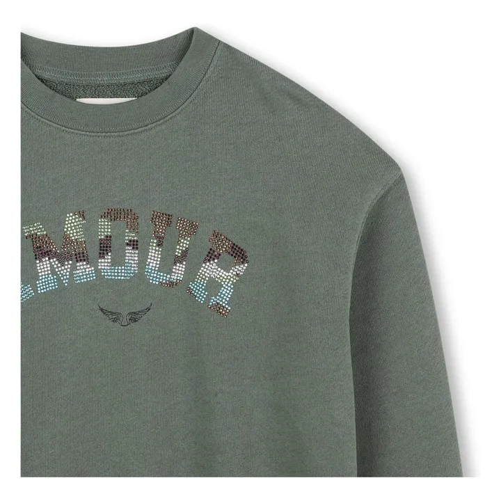 Sweat Amour | Vert- Image produit n°3