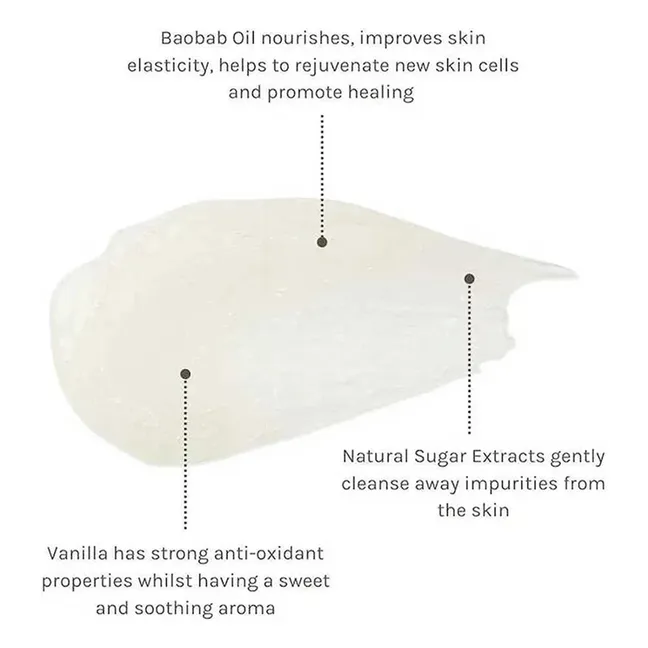 Gelée douce nettoyante visage baobab et vanille - 120 ml