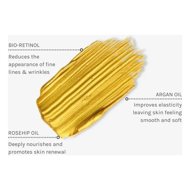 Masque éclat doré au Bio-Retinol Gold - 60 ml