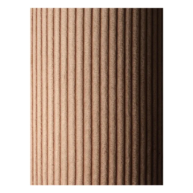 Fireside chair in corduroy | Brown