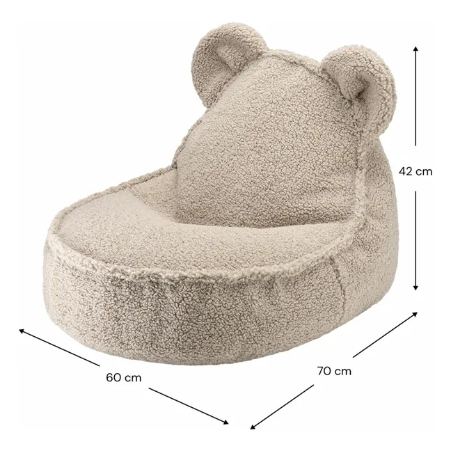 Teddy Bear armchair | Beige