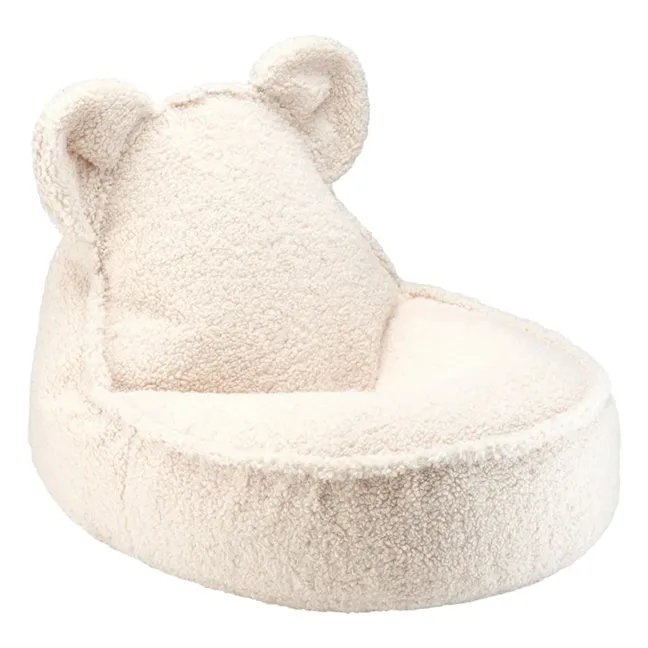 Fauteuil en teddy Bear | Ecru
