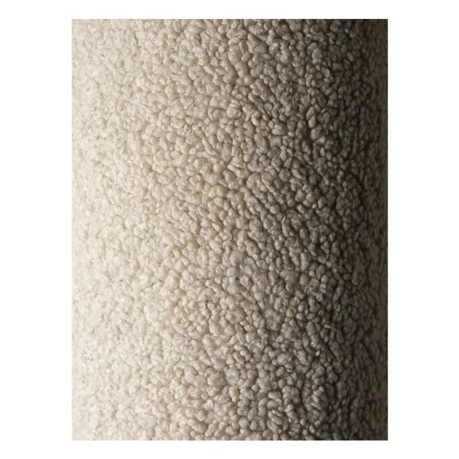 Ottoman in teddy | Beige