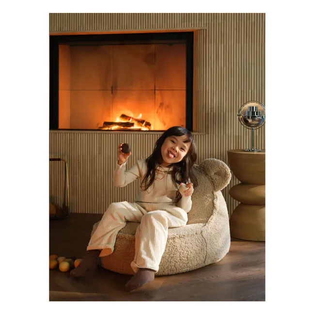 Fauteuil en teddy Bear | Beige