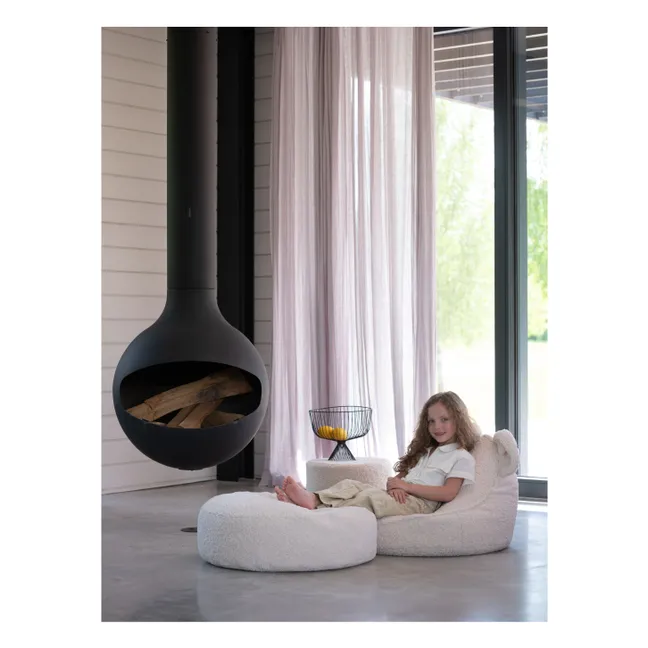 Fauteuil en teddy Bear | Ecru