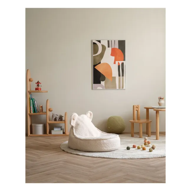 Fauteuil en teddy Bear | Ecru