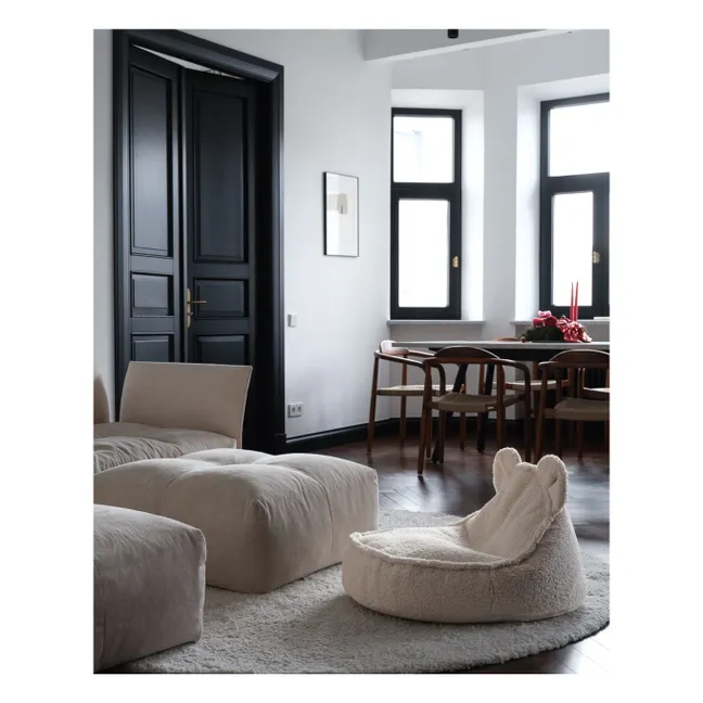 Fauteuil en teddy Bear | Ecru