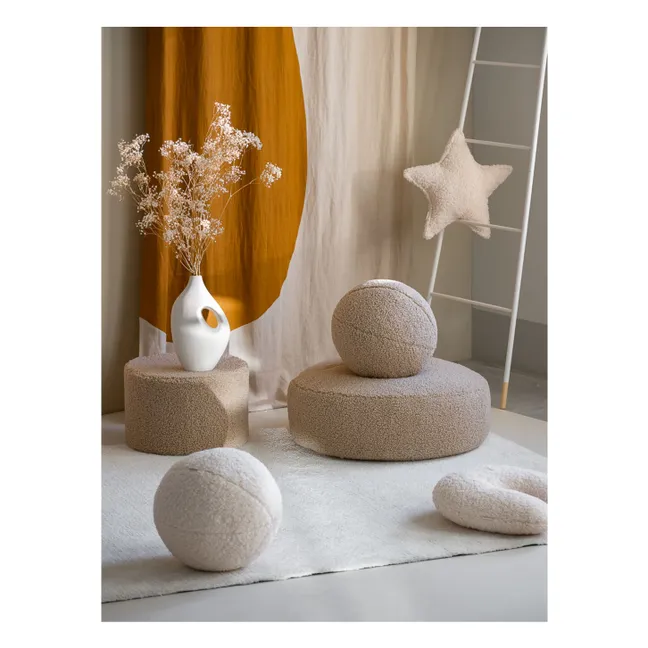 Teddy pouffe | Beige