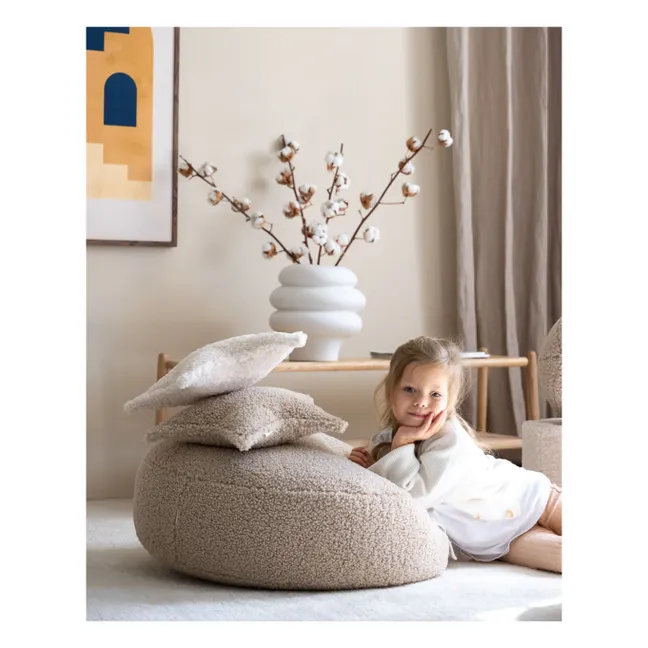 Teddy pouffe | Beige