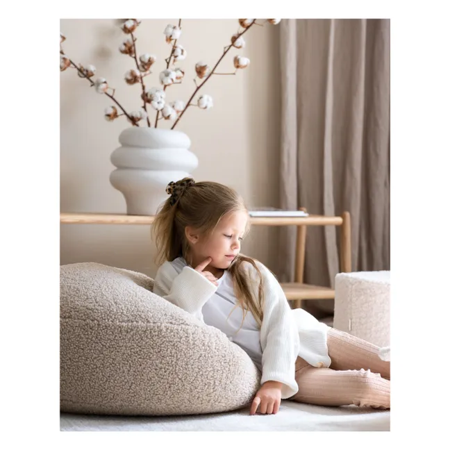 Teddy pouffe | Beige
