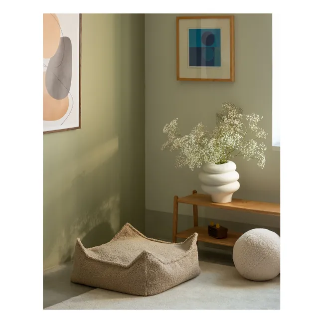 Ottomana in orsetto | Beige