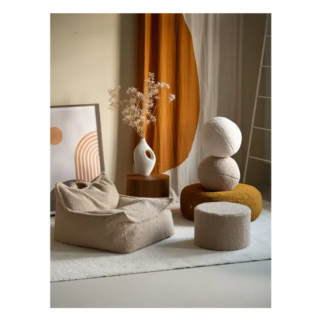 Fauteuil en teddy | Beige