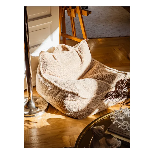 Fauteuil en teddy | Beige