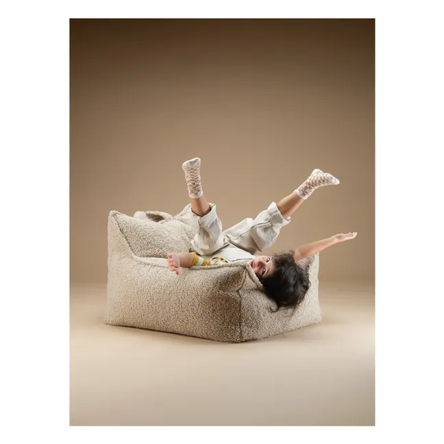 Fauteuil en teddy | Beige