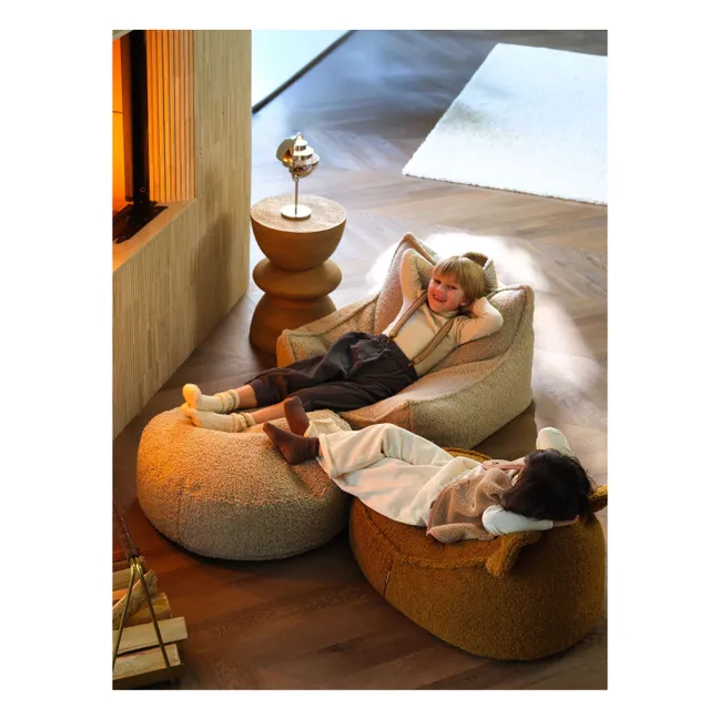 Fauteuil en teddy | Beige
